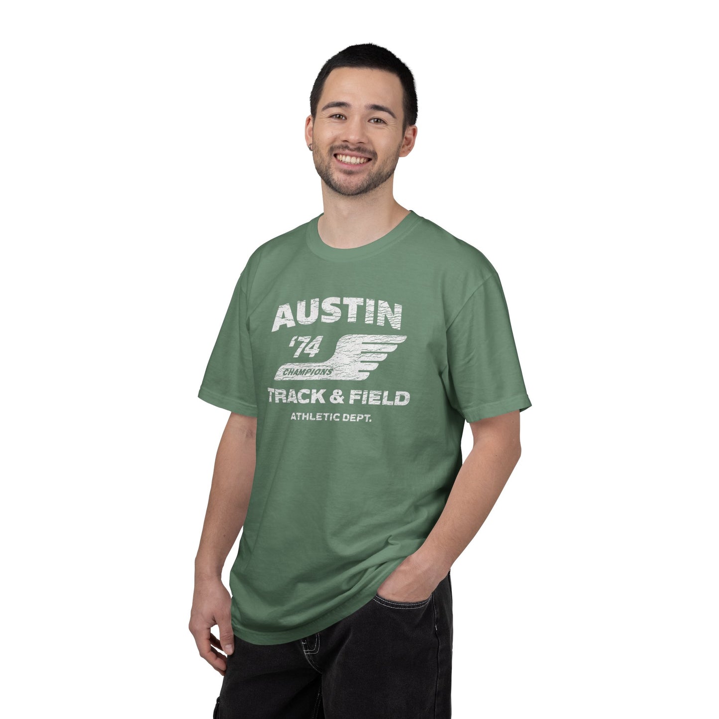 Austin Track & Field 1974 vintage t-shirt