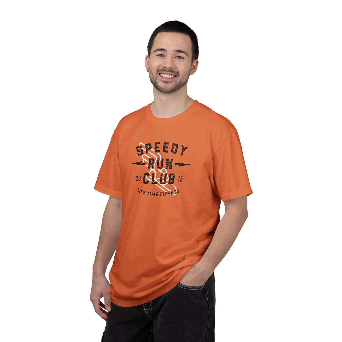 speedy run club vintage t-shirt