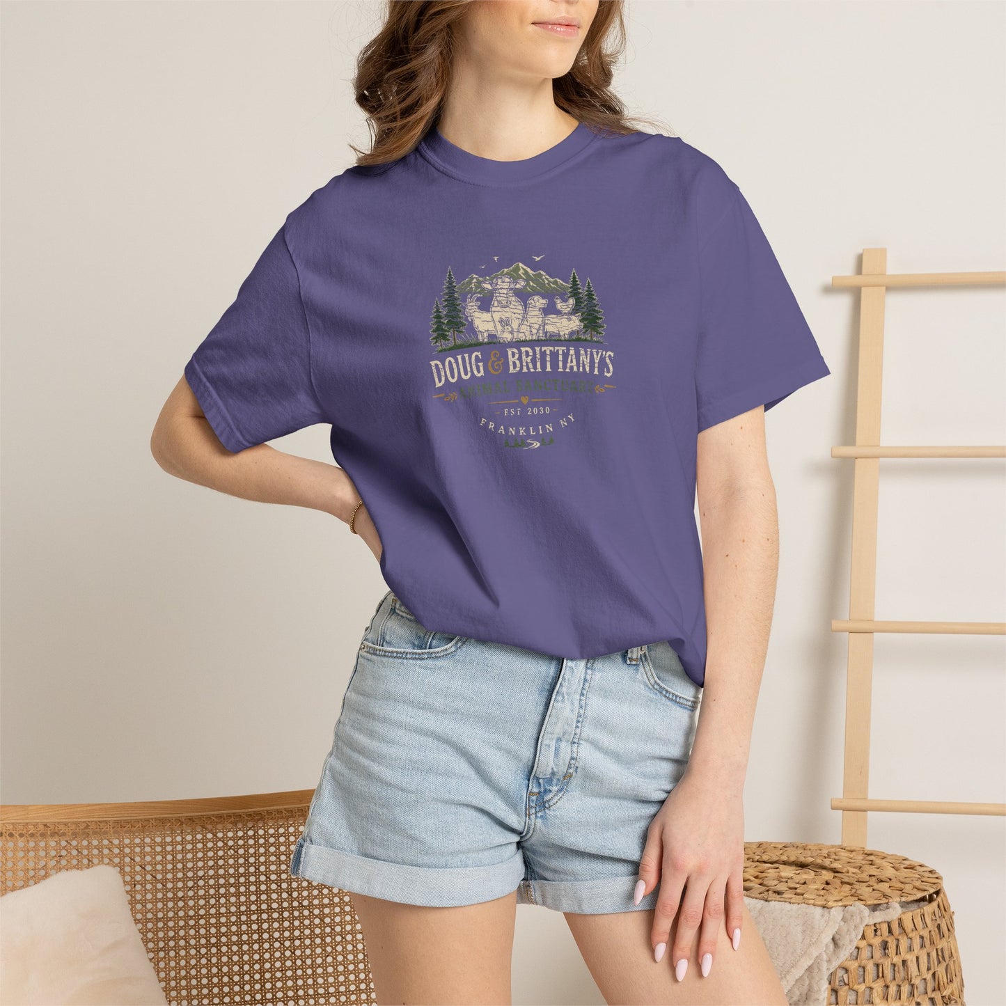 doug & brittany's animal sanctuary t-shirt