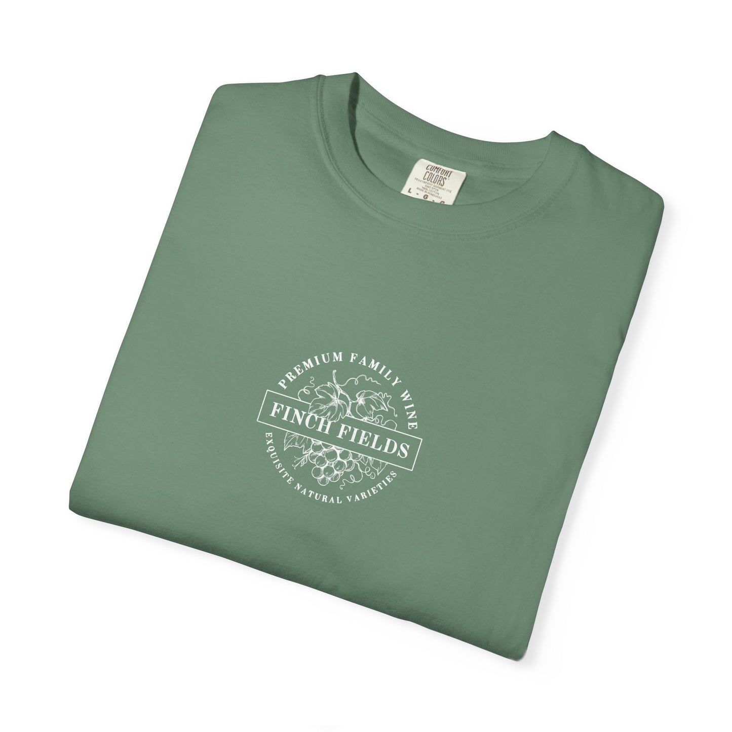 finch fields exquisite wine t-shirt