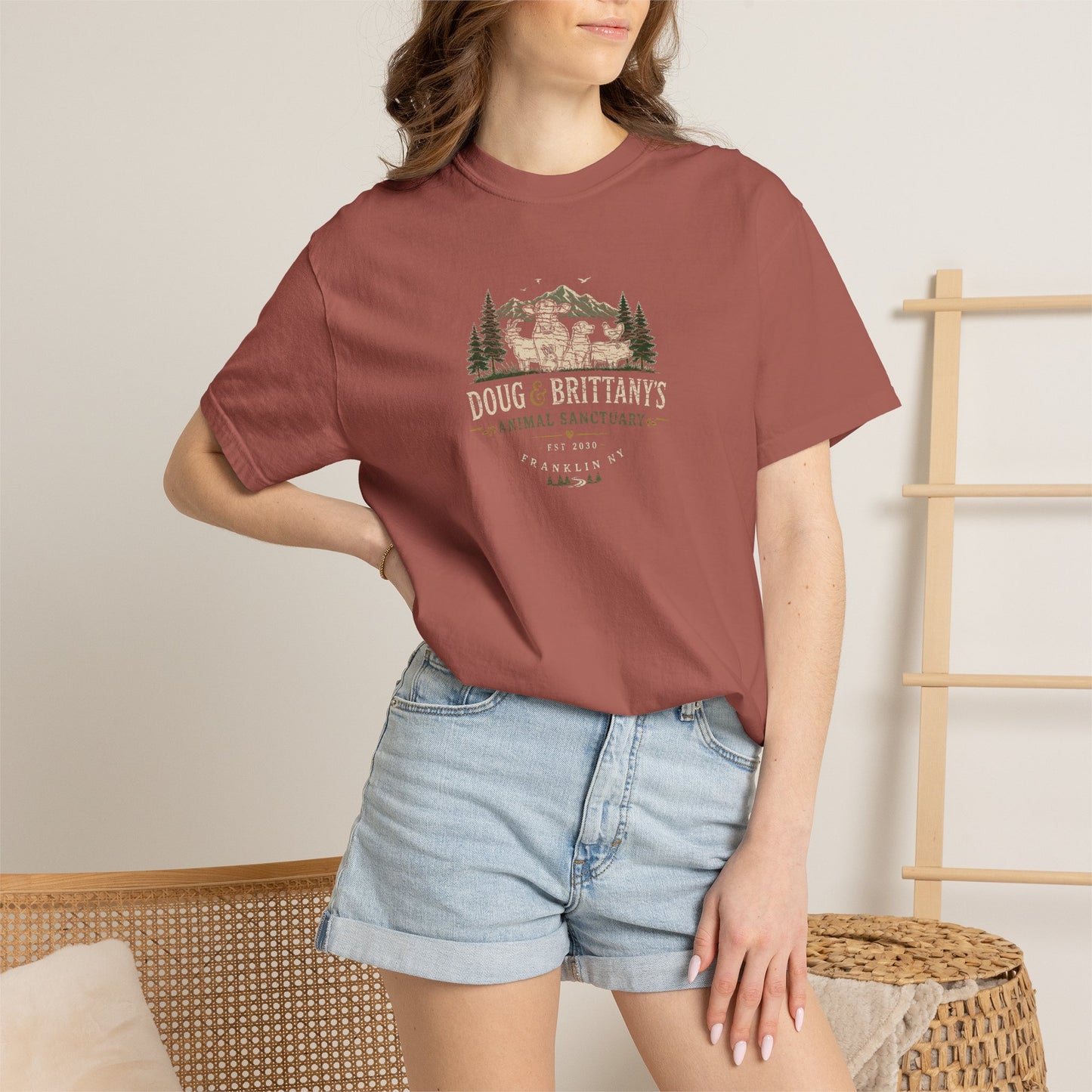 doug & brittany's animal sanctuary t-shirt