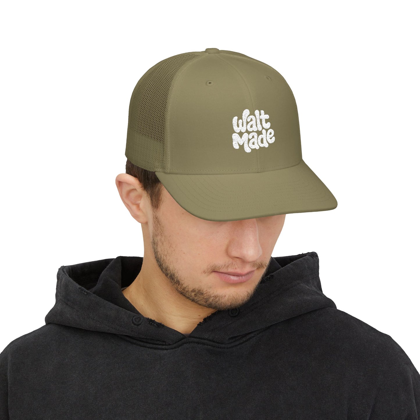 "walt made" snapback trucker cap (embroidery)