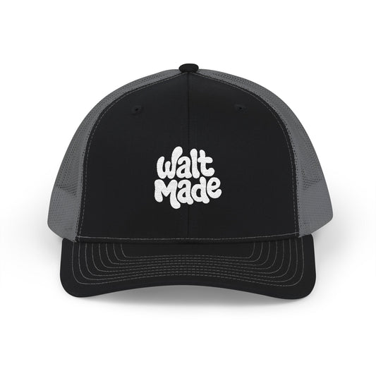 "walt made" snapback trucker cap (embroidery)