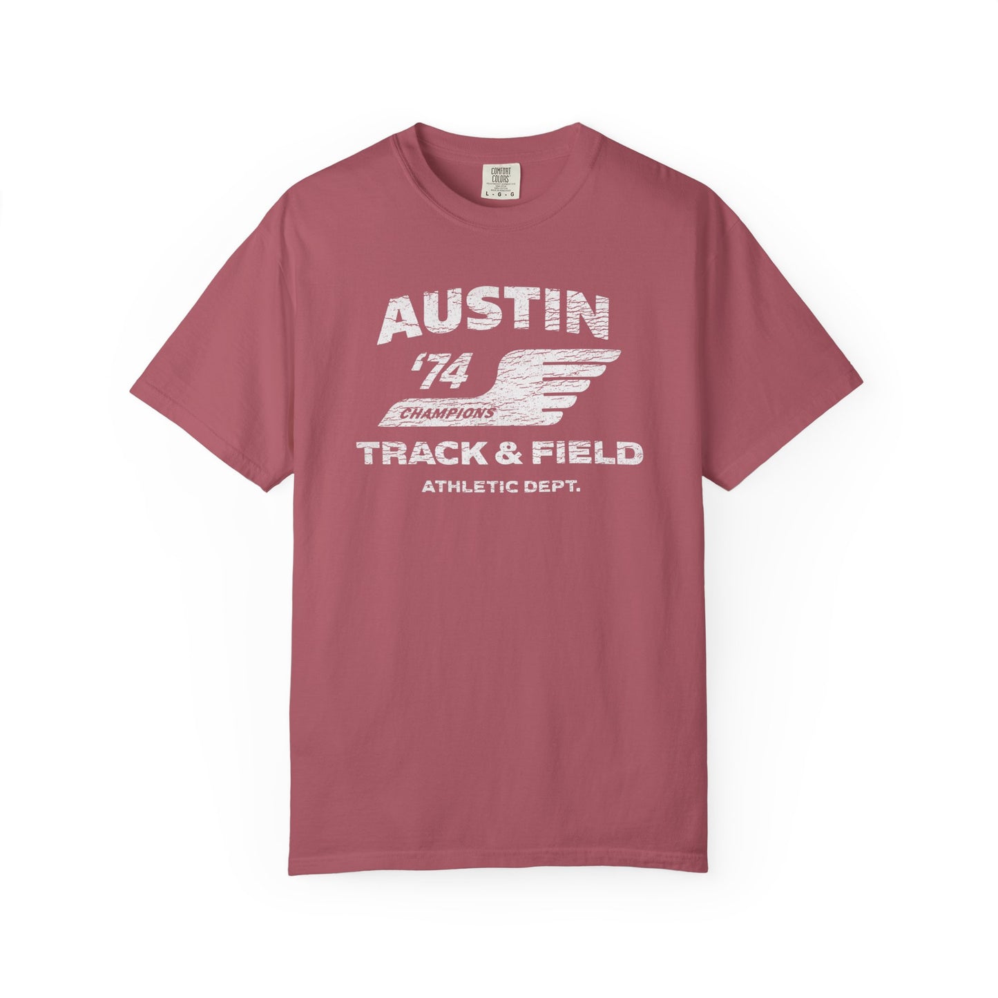 Austin Track & Field 1974 vintage t-shirt