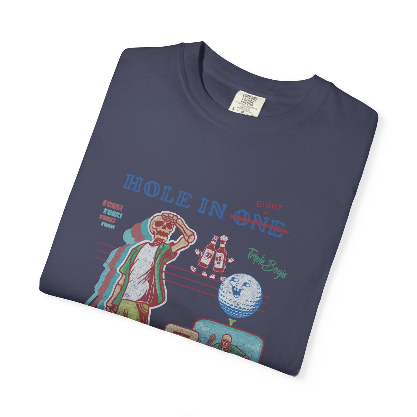 hole in 8 - golf t-shirt