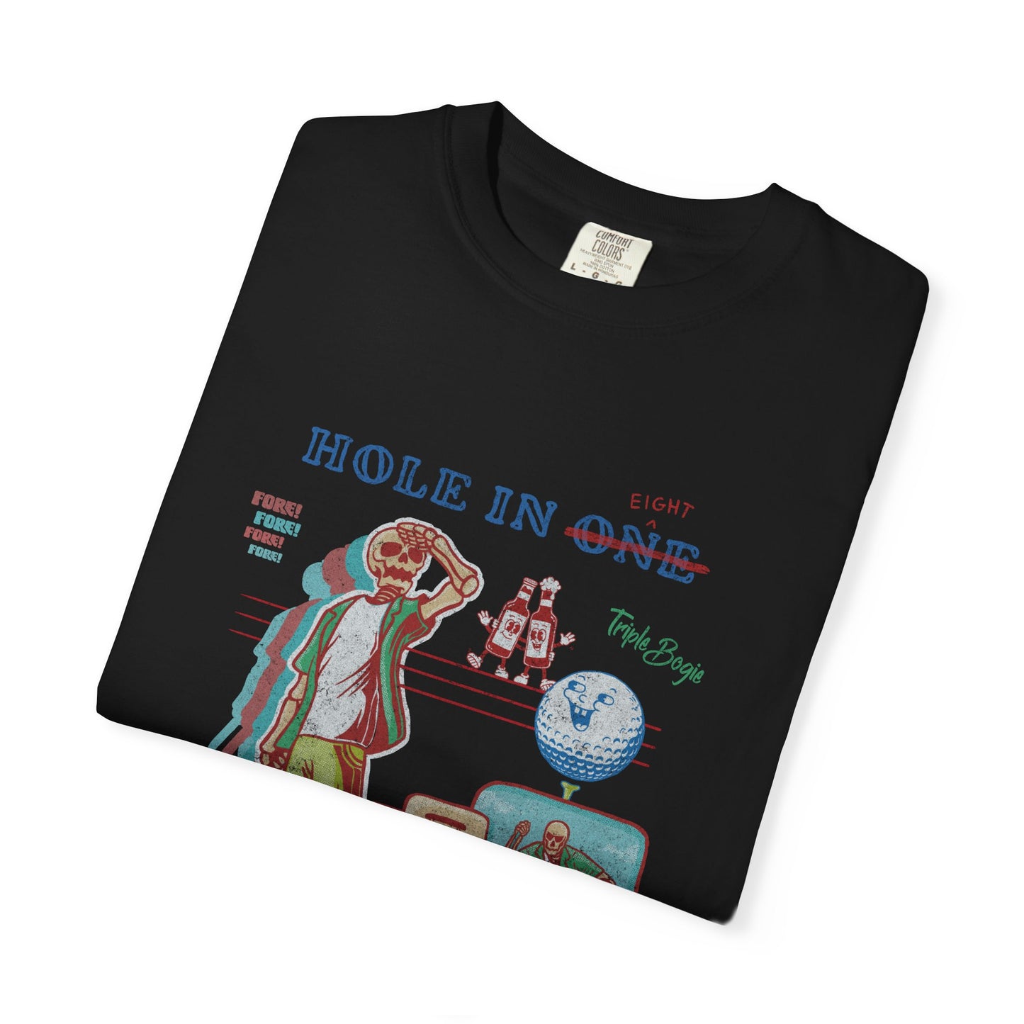 hole in 8 - golf t-shirt