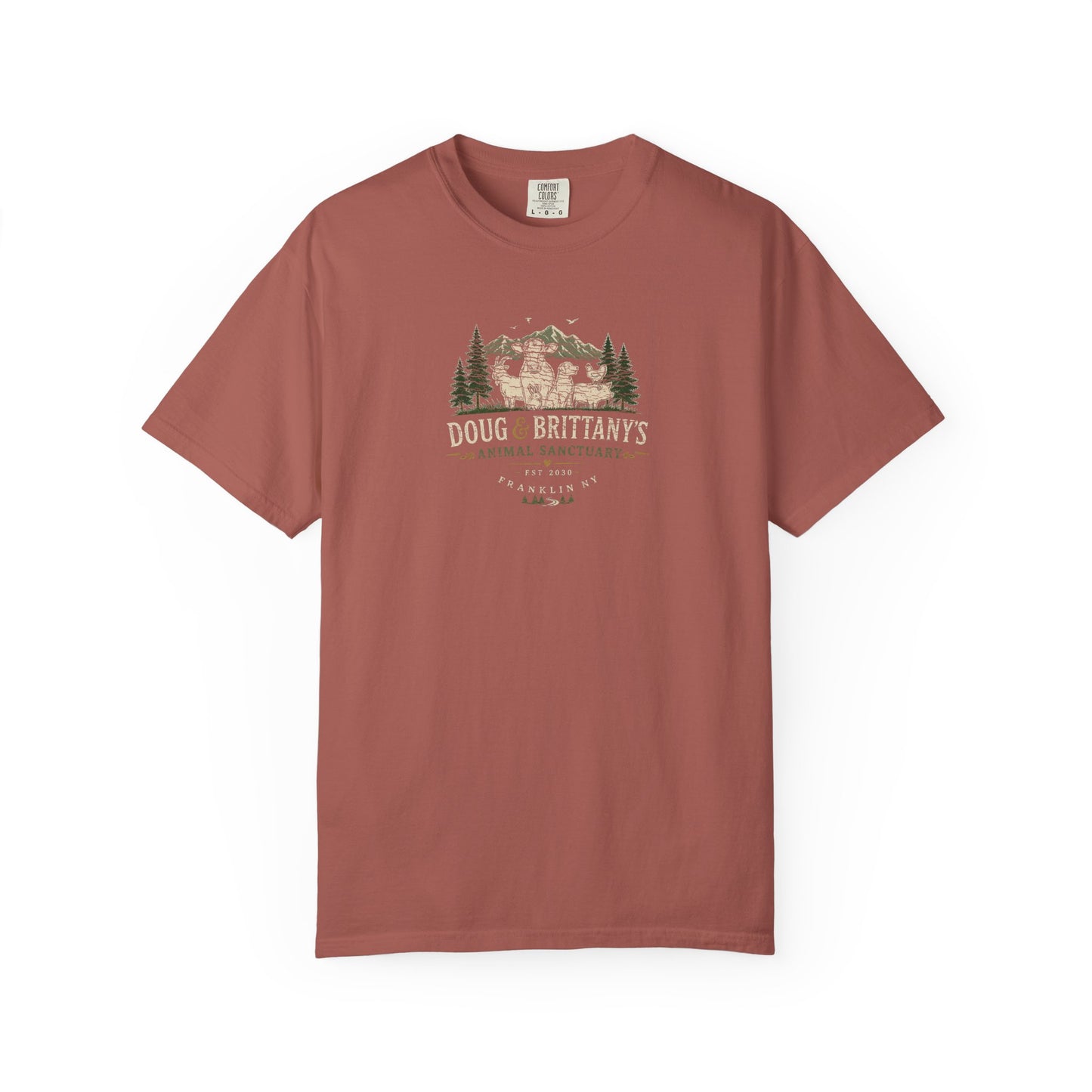 doug & brittany's animal sanctuary t-shirt