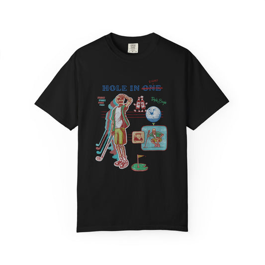 hole in 8 - golf t-shirt