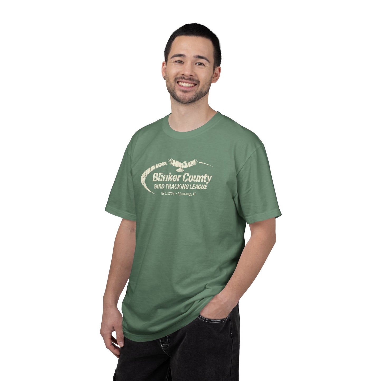 Blinker County Bird Tracking League vintage t-shirt