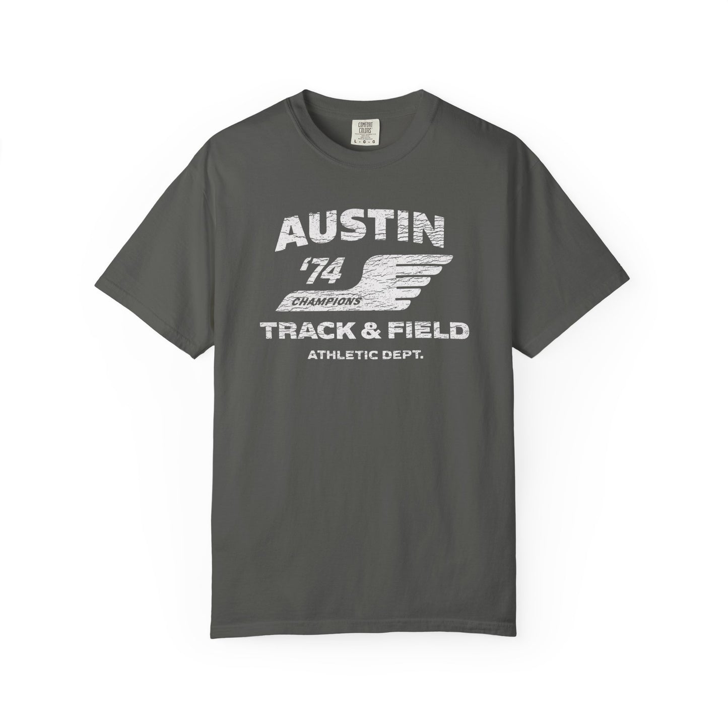 Austin Track & Field 1974 vintage t-shirt