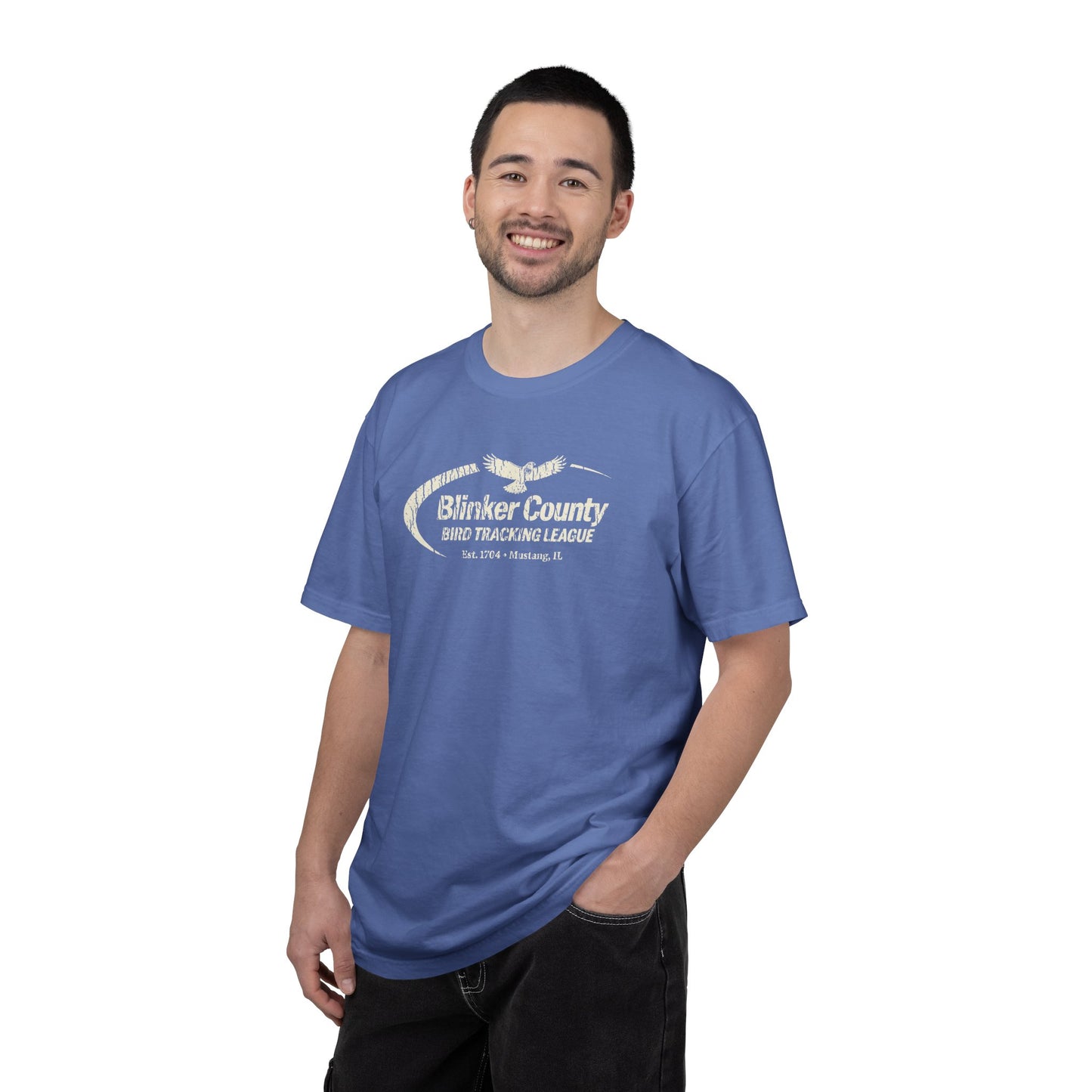 Blinker County Bird Tracking League vintage t-shirt