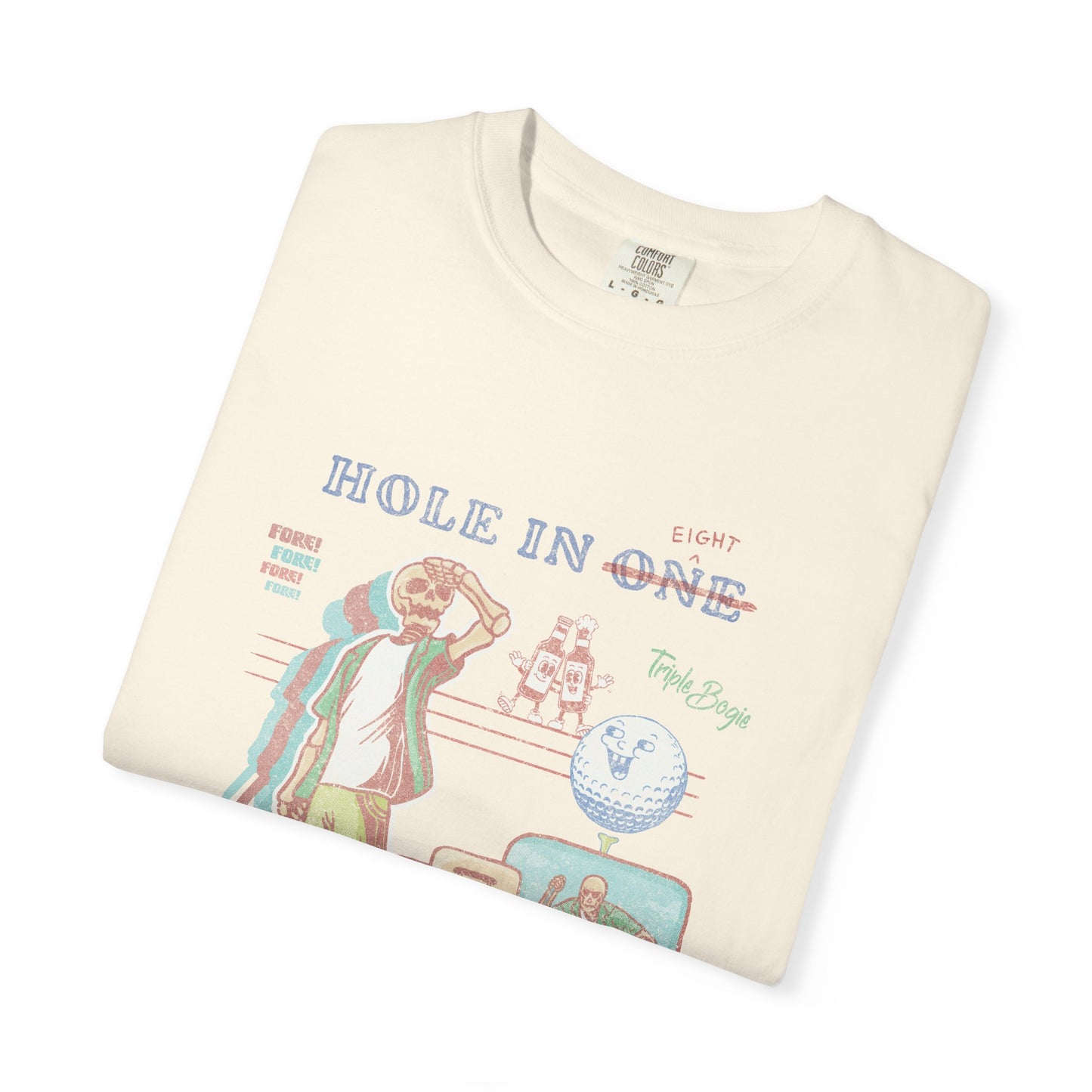hole in 8 - golf t-shirt