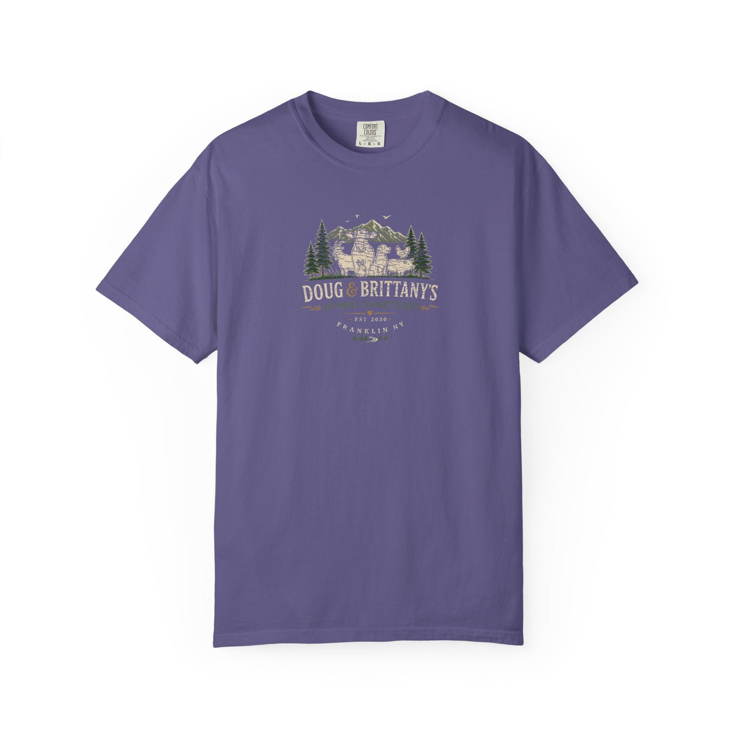 doug & brittany's animal sanctuary t-shirt