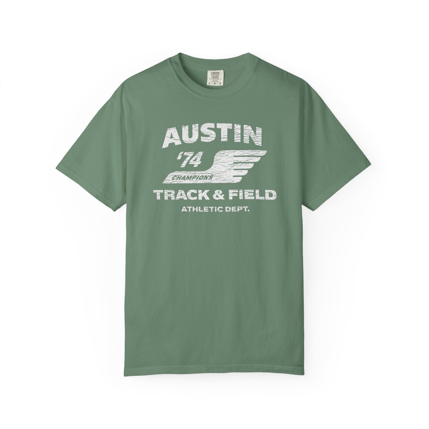 Austin Track & Field 1974 vintage t-shirt