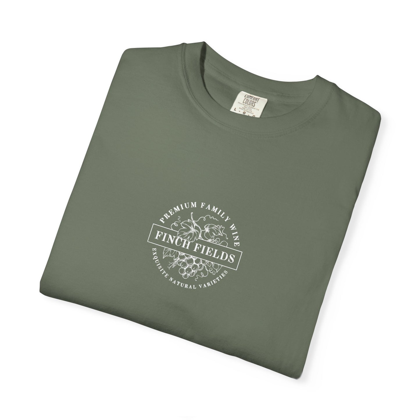finch fields exquisite wine t-shirt
