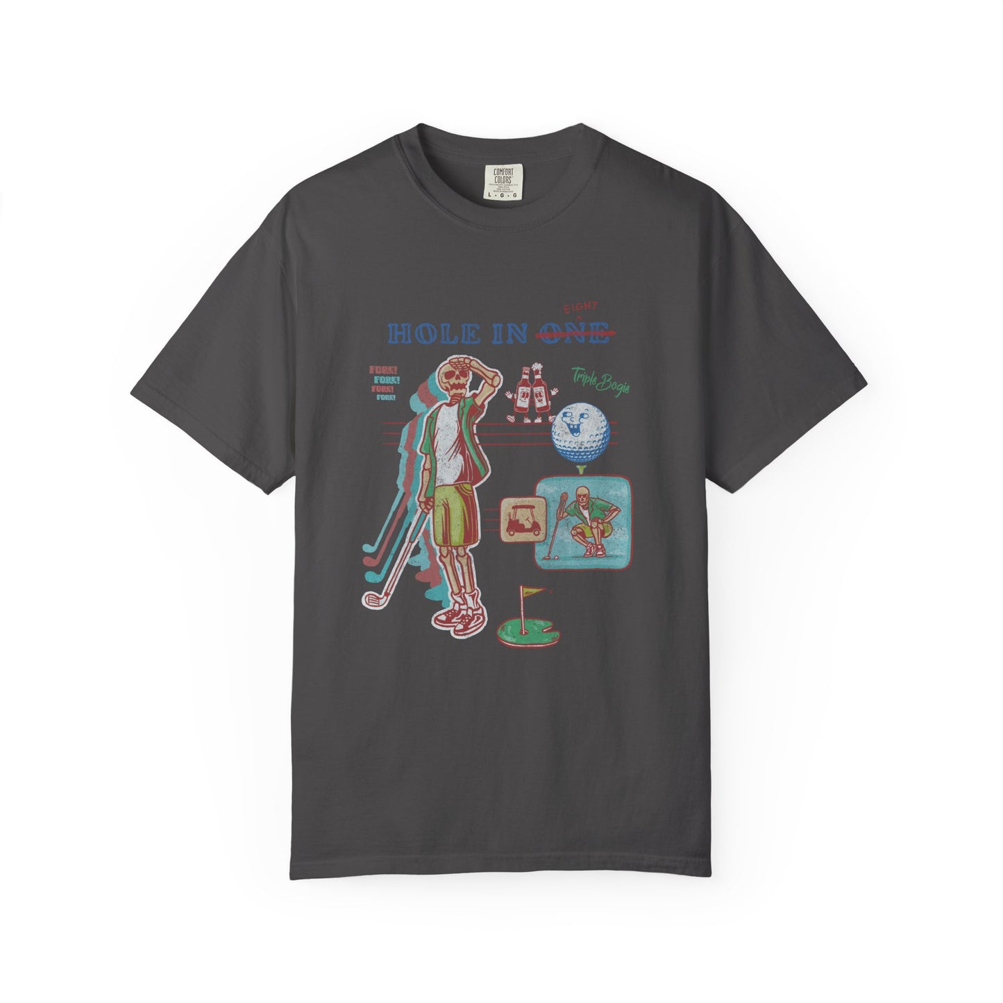 hole in 8 - golf t-shirt