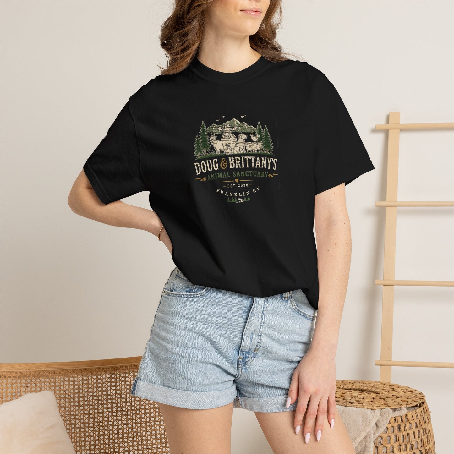 doug & brittany's animal sanctuary t-shirt