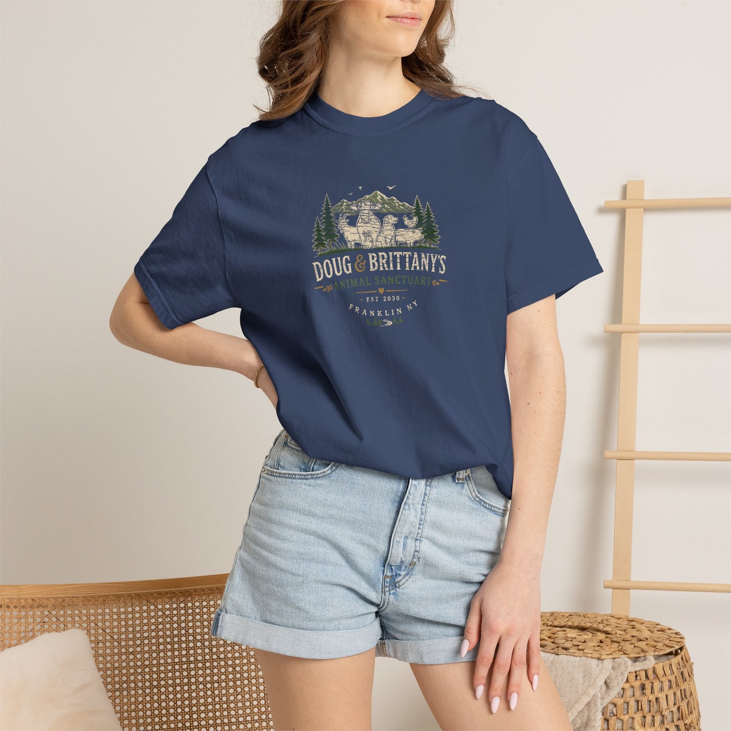 doug & brittany's animal sanctuary t-shirt