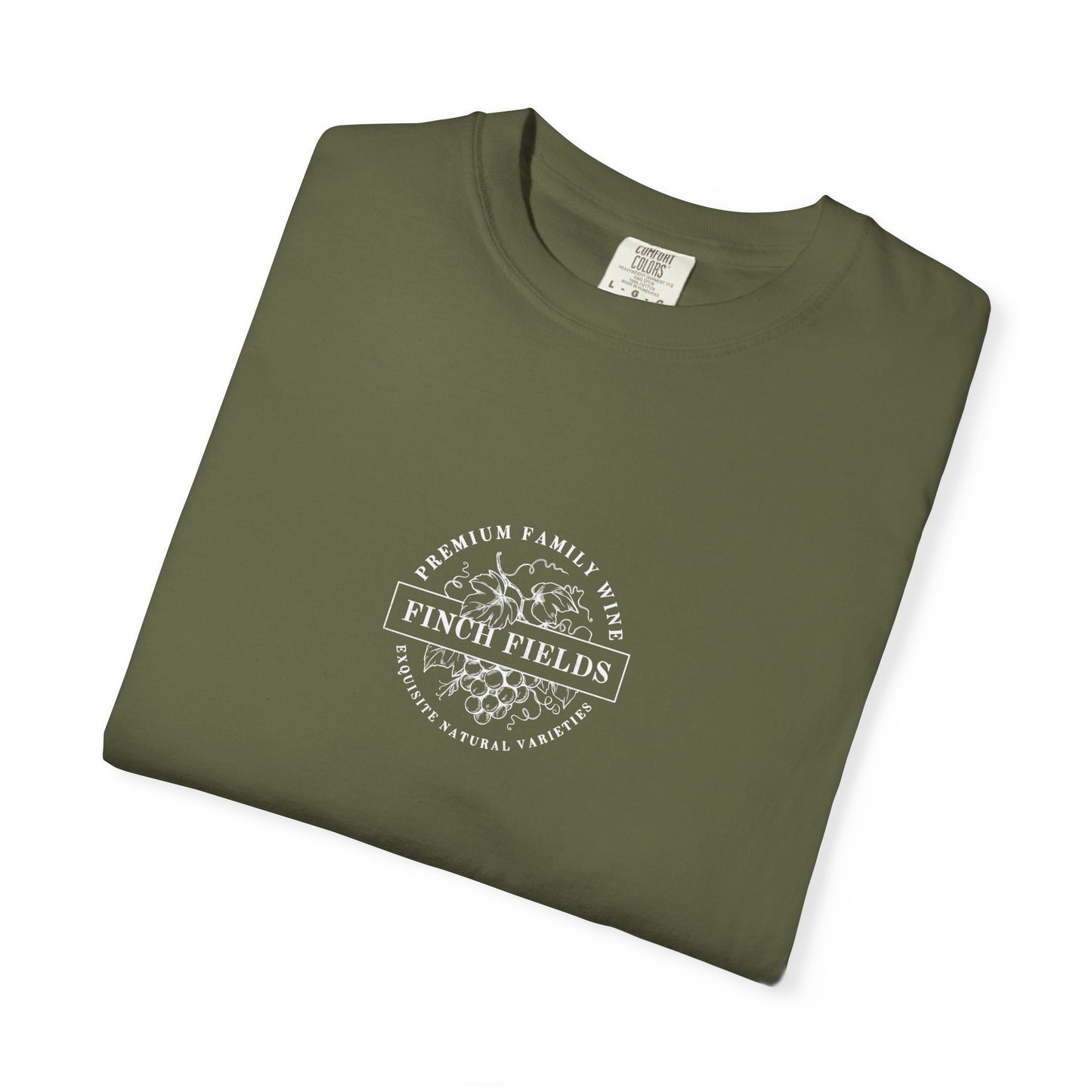 finch fields exquisite wine t-shirt